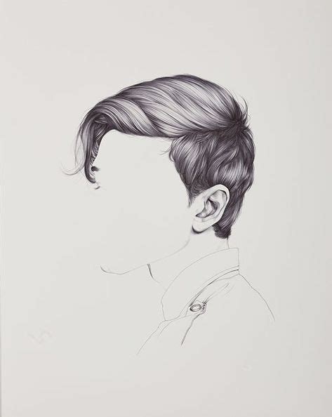 cheveux homme dessin|More.